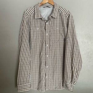 North Face Plaid Button Down Shirt